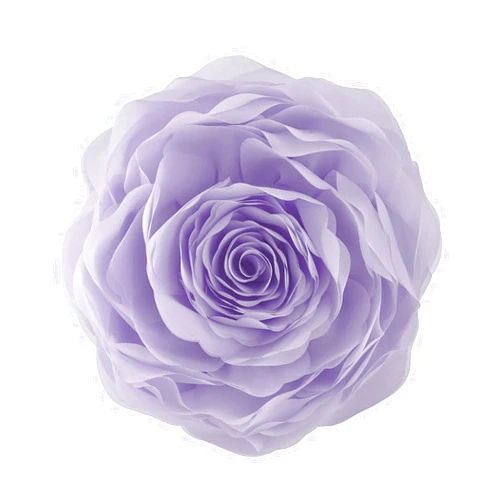 JWH 3D Flower Throw Pillow Covers Aesthetic Decorative Stereo Floral Accent Pillow Cases Round Cushion Rose Pillowcase for Bedroom Bed Couch Chair Car 12 Inch Lilac Purple