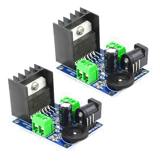 XINGYHENG 2Pcs TDA7297 Dual-Channel Audio Power Amplifier Board Module Power Input Mode 4-8 Ohms 10-50W Speakers Audio Amplifier Module Converter for DC Power Supply Audio System DIY Speakers