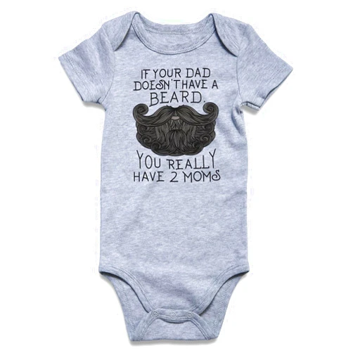 RAISEVERN Baby Boys Girls Clothes Infant Romper Newborn Bodysuits Funny Outfit 0-12 Months