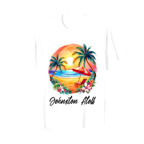 Johnston Atoll Island Tropical Paradise Johnston Atoll Island Travel, USA Summer Vacation Men Women Kids T-Shirt