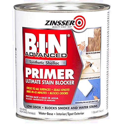 Zinsser 4-Pack of 1 qt 271009 White B-I-N Advanced Synthetic Shellac Primer