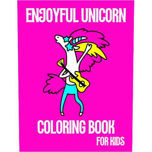 WD Publishing House Enjoyful Unicorn Coloring Book For Kids: Unique & Beautiful Unicorn Coloring book for all ages of kids. Perfect gift for kids who loves to see colorful unicorn.