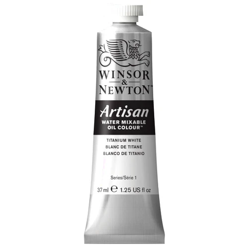 Winsor & Newton Artisan Water Mixable Oil Colour, 1.25-oz (37ml), Titanium White