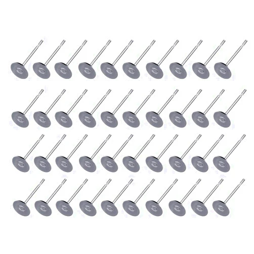 ToataLOpen 200Pcs/Set Earrings for Women, Girls' Stud Jewelry, Stainless Steel Butterfly Earrings Stopper Backs DIY Accessory 4mm Earring Pin 200pcs