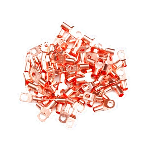Nuojie Connect Plug Connector 10Pcs Bolt Hole Tinned Copper SC6-SC25 Lugs Battery Terminals Set Electric Wire Cable Connectors Assortment Kit (Color : SC6 8)