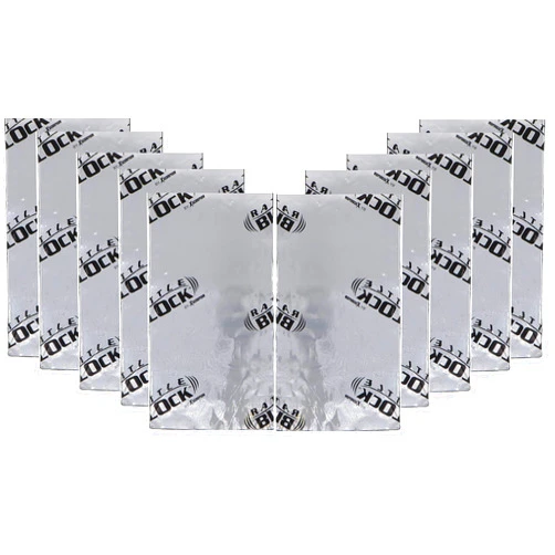 Xscorpion 10 Sheets Sound Deadening Xtreme Mat Sound Dampening Bulk Pack 20sq. feet Silver