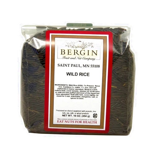 Bergin Nut Company Wild Rice, 16 Ounce Bags