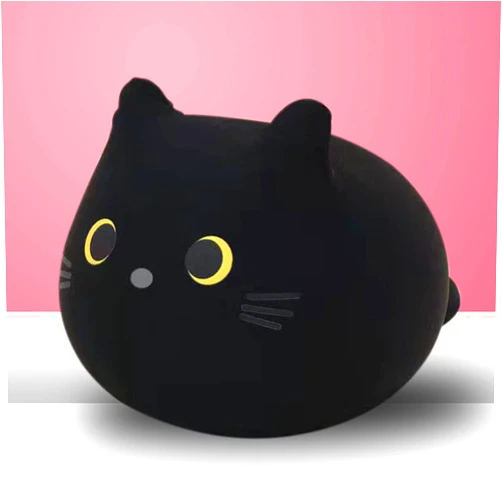 HBJDYLP Plush Toy Black Cat, Black cat squishmallow Pillow , Cute Black cat plushie，Plush Black cat Suitable for Adults Children Girls Boys Christmas Birthday Party （30cm/11.8in）