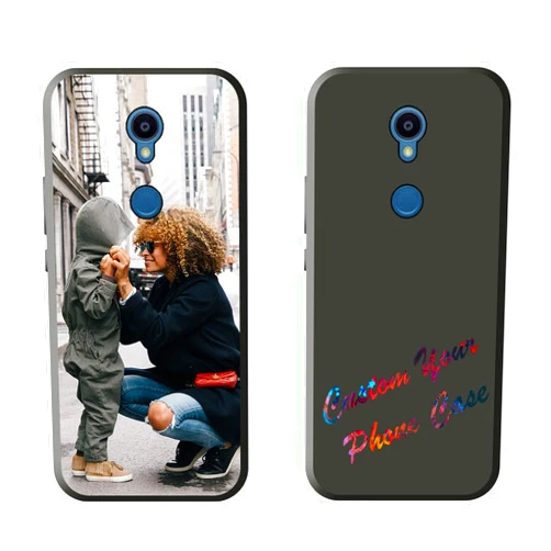 GSDMFUNNY Custom Personalized Photo Text Phone Cases for Sharp Rouvo V Customize Picture Protective Phone Cases Compatible with Sharp Rouvo V Black Soft TPU Case Gifts