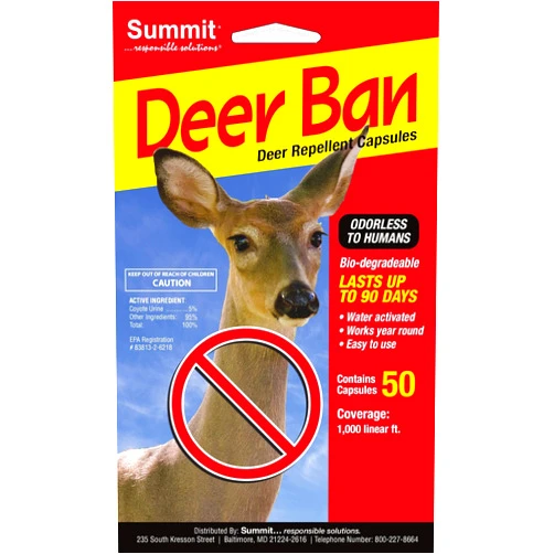 SUMMIT...responsible solutions 50 Count Deer Ban Repellent Capsules