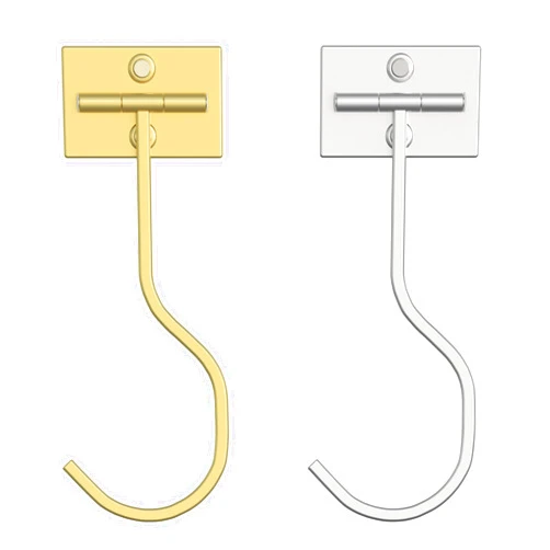 Bussdis Glamorous Gold and Sleek Silver Pair - Add a Touch of Glam to Your Space