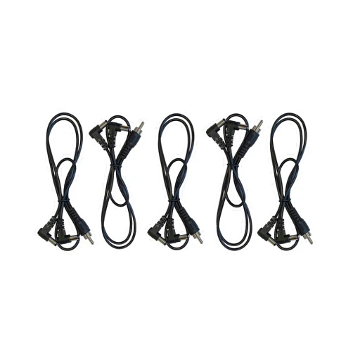 Kurrent Electric (5) Pack of 2 Way Split Effects Pedal DC Power Cables for CIOKS Power Supplies