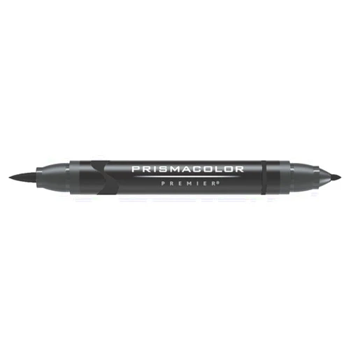 Prismacolor Premier Double-Ended Brush Tip Markers French Grey 90% 163