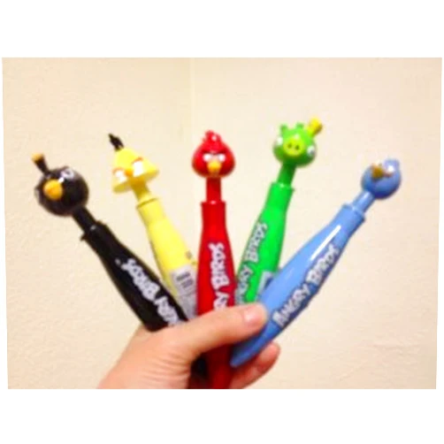 Fast Birthday Angry Birds Clicker Pen Character Ballpoint Pens (5 Pack) by Angry Birds