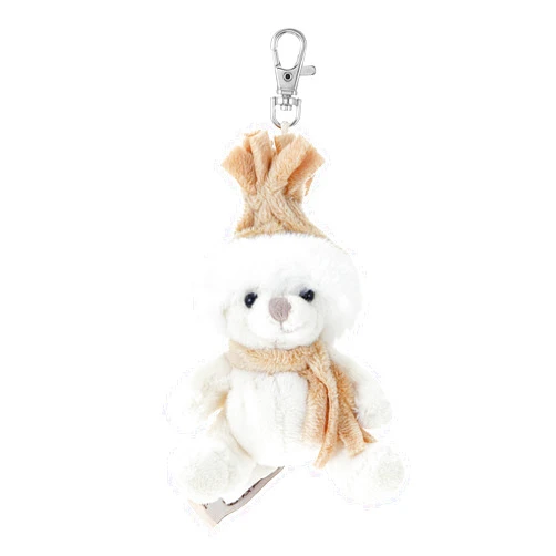 Dilly dudu Teddy bear Stuffed Animal Plush keychain 4-Inch