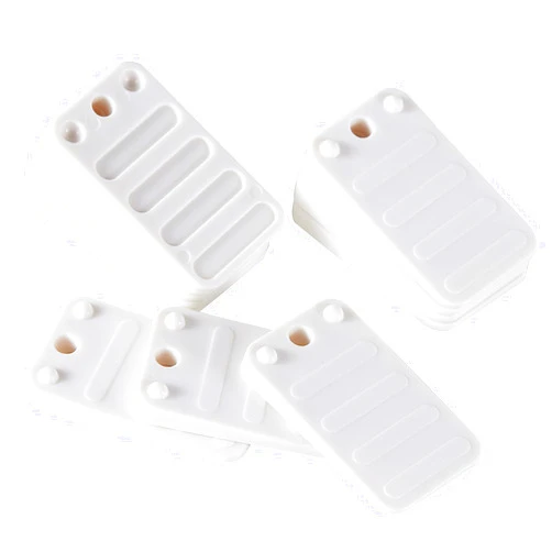 ZZJMCH 12 Pack Toilet Leveling Shims, Multi Purpose Plastic Shims for Leveling Extreme Weight Capacity Wedges Easy to Snap Leveler for Toilet Shims, Doors, Windows, Sheds, Table