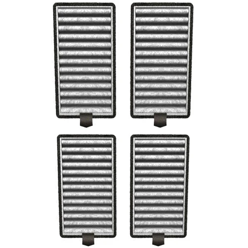 Fette Filter -DSTx HEPA + Carbon Premium Filter Replacement Compatible with Clarifion DSTx Mini Personal Air Purifiers - Pack of 4