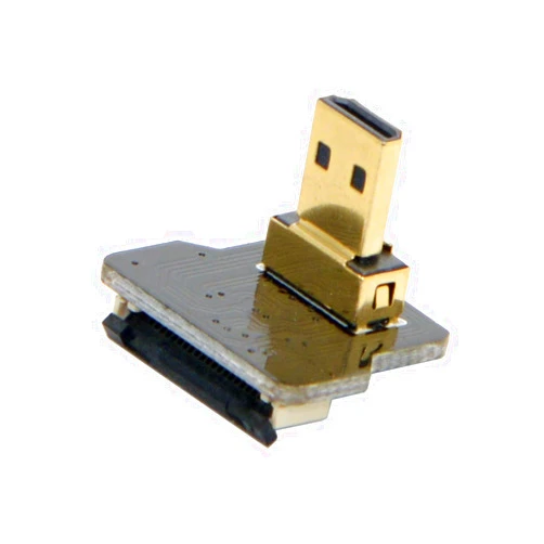 CY CYFPVHDMI Micro HDMI Type D Male Up Angled 90 Degree for FPV HDTV Multicopter Aerial Photography