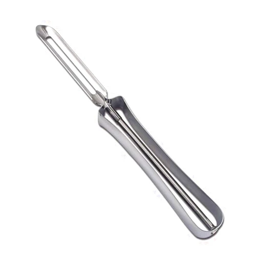 Aniso Kitchen vegetable peeler Stainless steel rotary peeler for vegetable and carrot fruit，with ergonomic safety and control handle-Dishwasher Safety