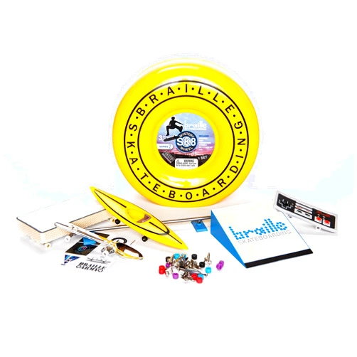 Braille Skateboarding Mystery SK8 Collector Set - Series 2, Ultimate Set: Collector Case, 4 Finger Boards, Advanced Trucks, Wheels, Tool, Stickers, Grind Rail, Ramp, Unboxing, Skate Everything