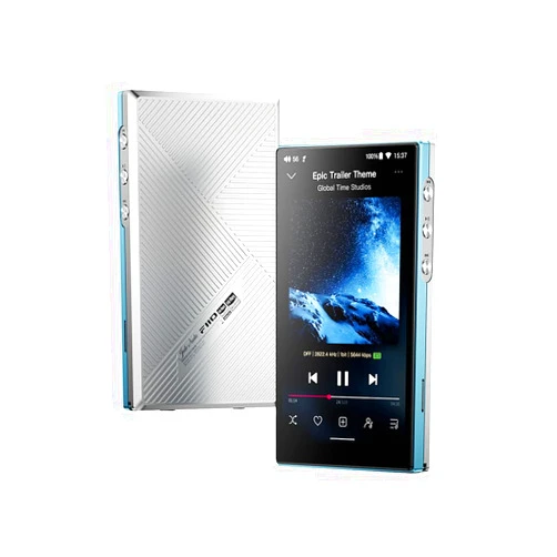 JadeAudio/FiiO JM21 Android 13 Hi-Res Music Player MP3 with Snapdragon 680, Bluetooth WiFi USB DAC 12.5H Playtime (Sky Blue)