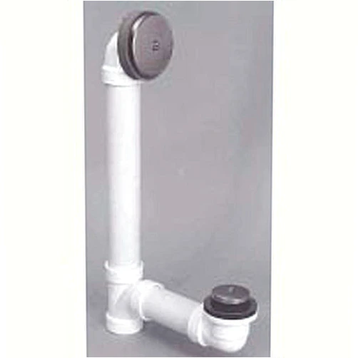 Watco Manufacturing 601-PP-ABS-BN Watco Piping Push Pull Bath Waste Half Kit, Brushed Nickel