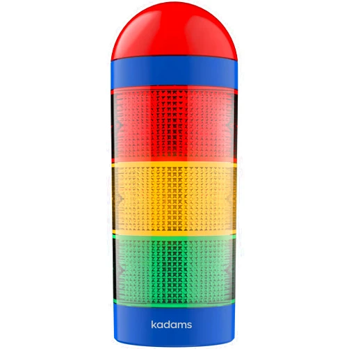 KADAMS Visual Timer for Kids with Audio Pre-alarm Traffic Light Visual Audio Timer for Kids Toddler Teachers Classroom Home Kindergarten Time Management Tool 24hr Countdown Pause Memory Function Blue