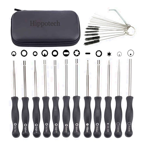 Hippotech Pack of 12 Carburetor Adjustment Tool with Acircle Scredrivers for 2-Cycle Small Engine for Husqvarna for STHIL for Echo Trimmer Chainsaw