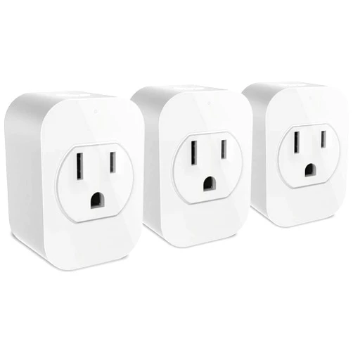 Alpha Digital eco4life Smart Outlet, Mini WiFi Plug, Work with Alexa, Google Home, No Hub Needed, App Remote Control, Set Timer, UL Certified (3 Pack)
