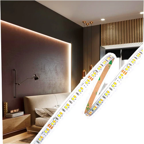 Wixure WIXUER® CCT Color Tempreture Tunable LED Strip Light 24V 33FT 5MM 2216 240 CCT IP20 2700k-6000K Dim to Warm, CCT get Warmer When Brightness Going Down, 2216 Strips Light