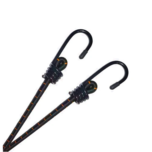 MARRTEUM Bungee Cords with Hooks 72 Inch Long Superior Latex Heavy Duty Elastic Straps [2PCS, Metal Hook]