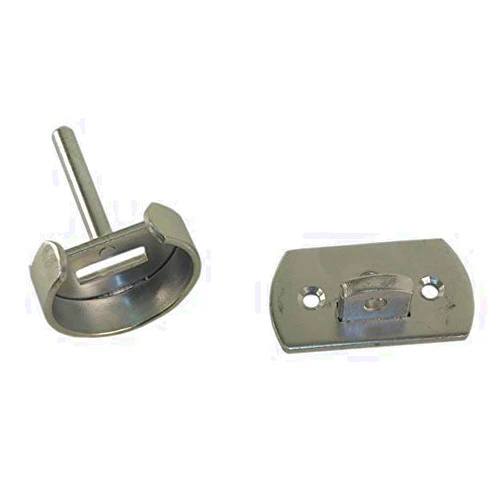 Maxtech Shackless Padlock Security Hasp with Protective Piece Around The Lock Gate Locking Pin Set for 2010 American Lock A2000 Hockey Puck Padlock