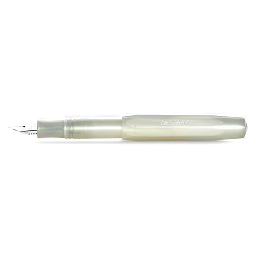 Kaweco LUNAR SPORT Fountain Pen Light Green I Premium Reservoir Pen with Steel Nib for Ink Cartridges 13 cm I Nib: F (Fine)
