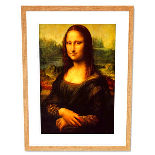 The Art Stop 9x7 '' DA VINCI MONA LISA OLD MASTER PAINTING FRAMED ART PRINT F97X479