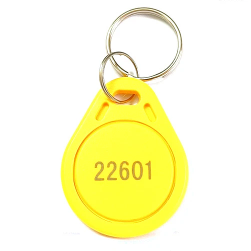 Quentin 100pcs Thin 26 Bit Proximity Key Fobs Weigand Prox Keyfobs Compatable with ISOProx 1386 1326 H10301 Format Readers. Works with The vast Majority of Access Control Systems(Yellow)