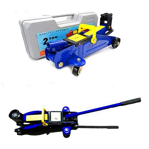 Yuhai 2 Tonne Hydraulic Car Trolley Floor Jack for Car Van Mechanic Garage Repair Tool Lift Height Range from 140MM to 290MM,Heavy Duty Steel,Change Tire Car Emergency Tool Lifting Up to 2000KGS (1 Set)