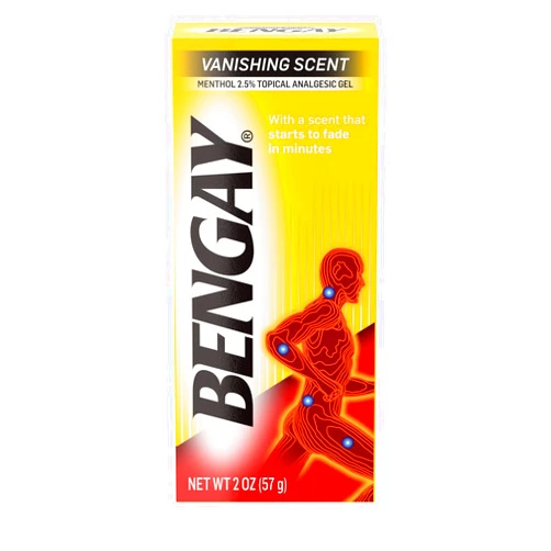 Johnson & Johnson Ben Gay Vanish Scnt Size 2z Bengay Non-Greasy Vanishing Scent Pain Reliever Gel, Pack of 3