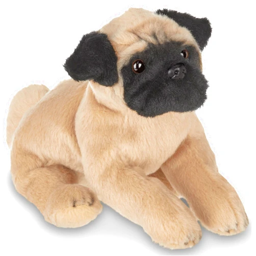 Bearington Collection Bearington Pugsly Pug Stuffed Animal Plush - 13