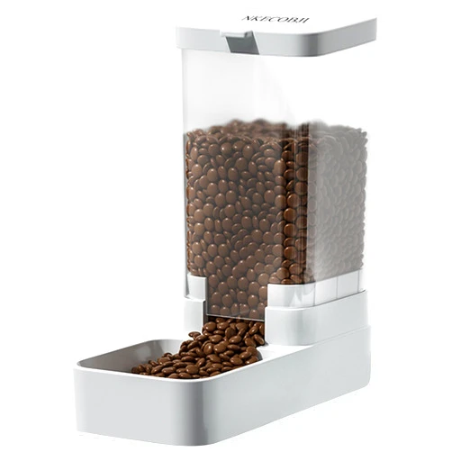 NKECOBJI Gravity Pet Feeder and Water Dispenser Set, Automatic Dog Feeder and Dog Water Dispenser for Dogs Cats Pets Animals Large Capacity(Food Feeder)