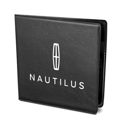 IPick Image for Lincoln Nautilus Car Auto Insurance Registration Black PU Leather Document Holder Wallet
