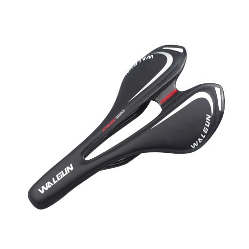 WALGUN WG998 Comfortable Carbon Bike Saddle for Men Women Road MTB Mountain Bike Carbon Bike Seat with Oval Rail 7x9 Lightweight Bicycle Carbon Saddles 143mm
