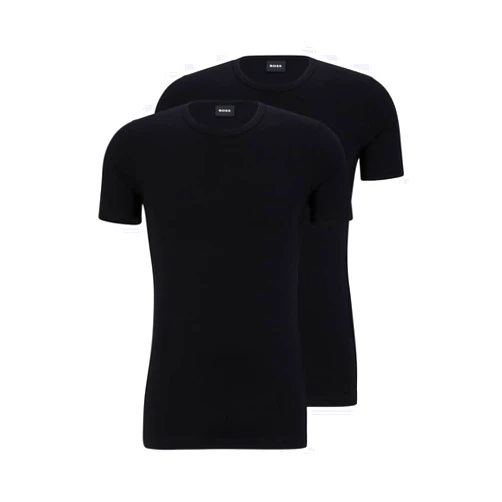 BOSS Men's 2 Pack Crew Neck Stretch Undershirts