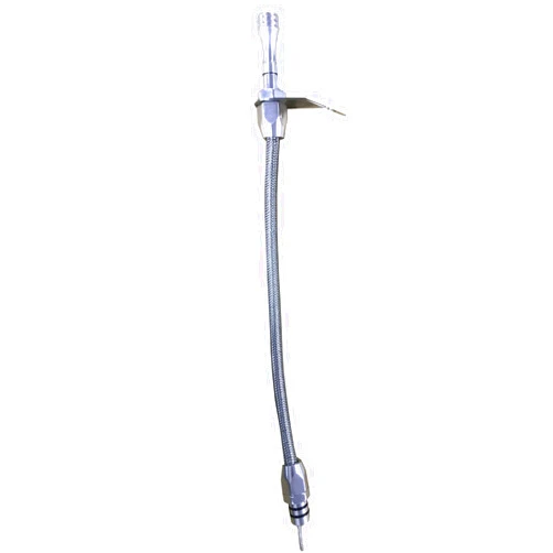 Hexautoparts Flexible Stainless Steel Billet Transmission Dipstick for GM Chevy TH-400 TH400 Turbo SBC BBC
