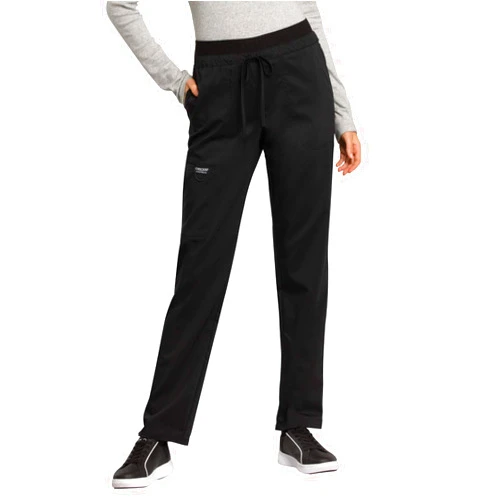 Cherokee Scrubs for Women Workwear Revolution, Drawstring Cargo Pants Soft Stretch WW105