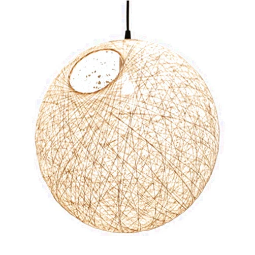 CHUNGYANG Chandelier, Creative Personality Simple Decorative Pendant Light, Coffee Shop Rattan Art Japanese Style Ceiling Lighting Fixture, for E27 Base Restaurant, Bedroom, Corridor