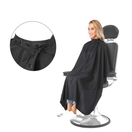 Minewill Professional Salon Barber Cape for Men/Women - Hairdressing Waterproof Hair Cutting Cape with Adjustable Snap Closure,Salon Equipment for Hair Stylist and Home Use