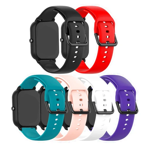 E ECSEM Bands Intended for CanMixs P22/GloryFit P22/Popglory P22/Rinsmola P22/feifuns P22/Donerton P22/Kalinco P22 Watch Strap Classic Colorful Quick Fit Replacement Wristband for P22 Smartwatch for Men Wom