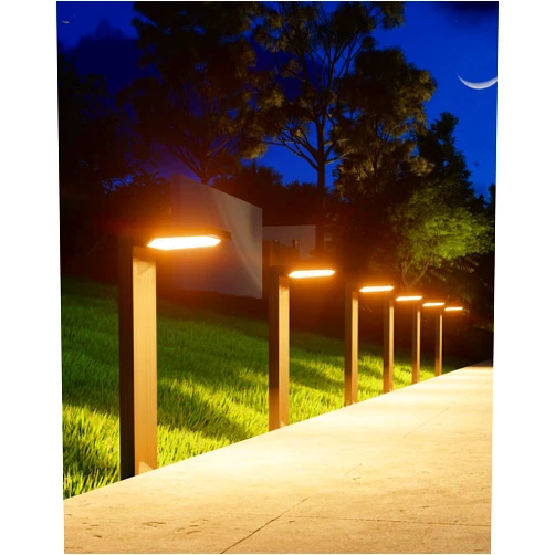 FALOVE 6 Pack Solar Powered Pathway Lights Outdoor Waterproof 30 LED Bright Walkway Landscape Lamp for Outside, Path, Driveway, sidewalk, Yard, Lawn, Garden, Trail, Modern Design and 2 Modes (Warm White)