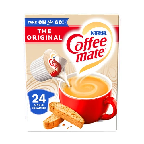 Coffee Mate Coffee-mate Coffee Creamer Liquid Singles, Original, 24 Count (Pack of 4)