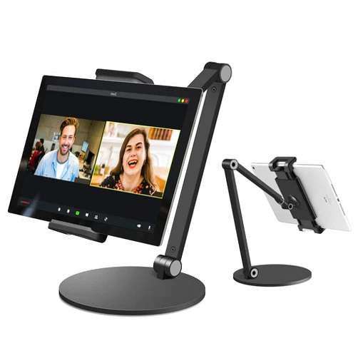 Inifispce Surface Pro Stand, iPad Pro 12.9 Holder, Multi-Angle Adjustable Tablet Stand Holder for 4.7''- 13'' Screen Microsoft Surface Pro Series, iPad Pro 11/12.9, iPad, mini, Air and More (Black)